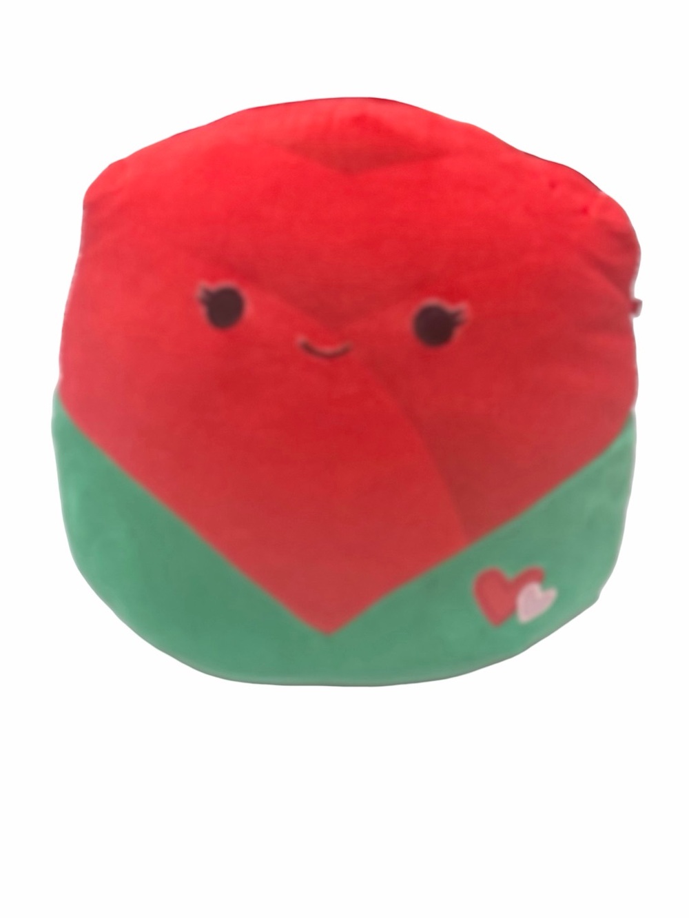 Squishmallows Red Rose Plush Green Hearts Valentine Original